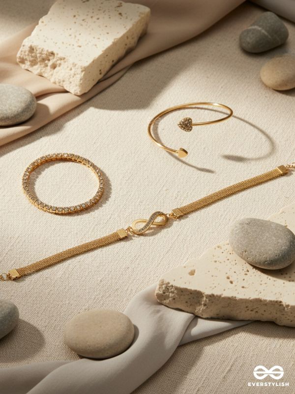 SIGNATURE LOVE – MINIMAL GOLDEN BRACELET SET