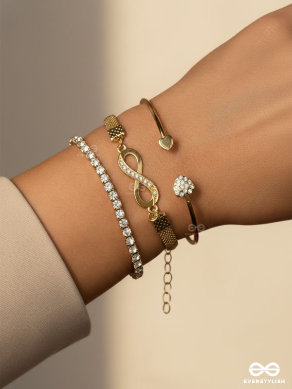 SIGNATURE LOVE – MINIMAL GOLDEN BRACELET SET