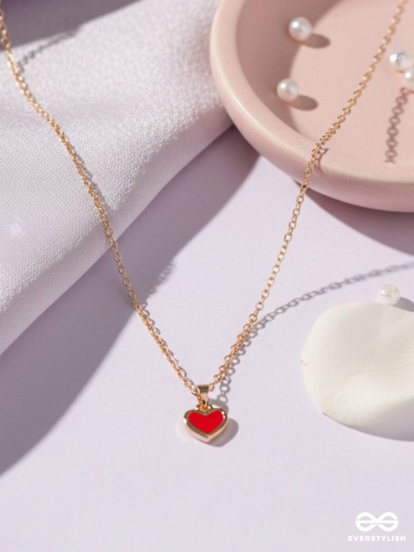 CUPID NOTE – MINI HEART NECKLACE