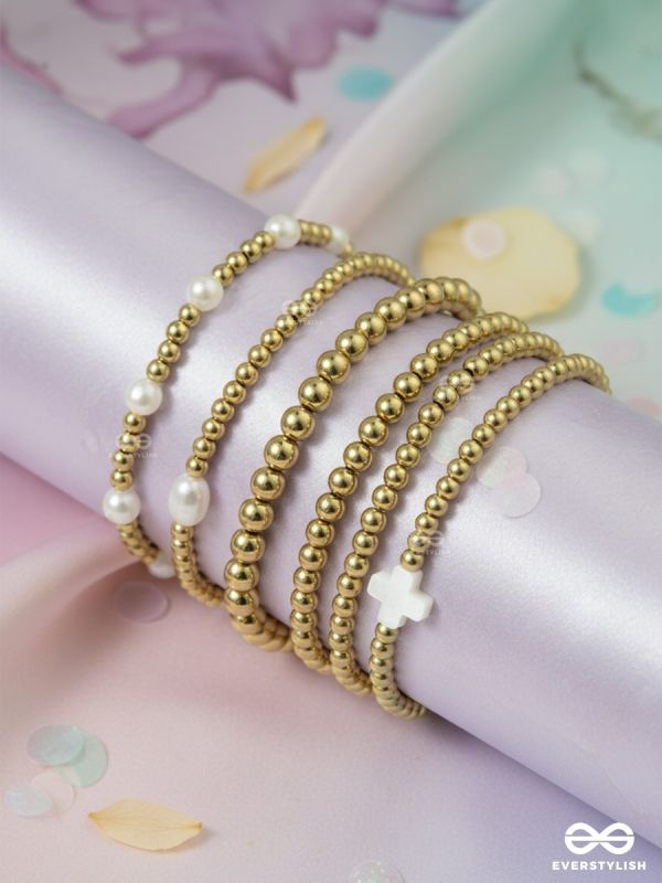 SOFT BULLETS – POLISHED BEAD BRACELET SET