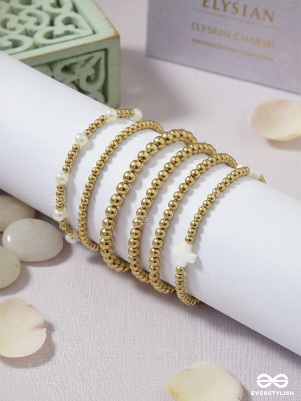 SOFT BULLETS – POLISHED BEAD BRACELET SET