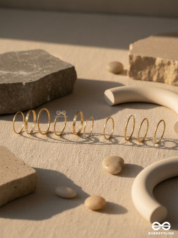 GOSSAMER – FEATHER-THIN RING SET