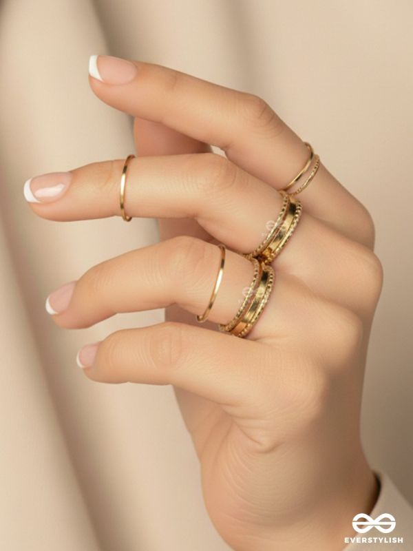 GOSSAMER – FEATHER-THIN RING SET