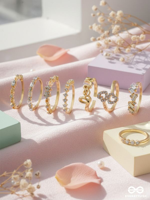 TWINKLE MIX – STATEMENT RING SET