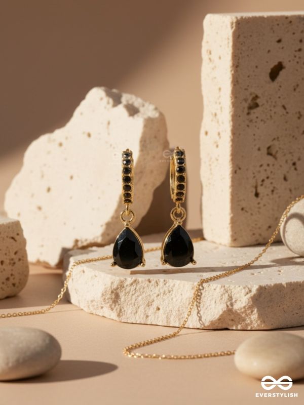 MIDNIGHT TEAR – DROP EARRINGS
