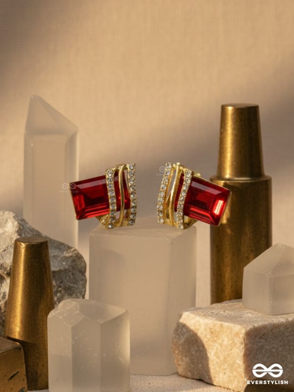 RUBY EMPRESS – GLAM STATEMENT EARRINGS