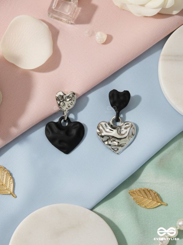 MIDNIGHT MIRROR – LOVE DROP EARRINGS