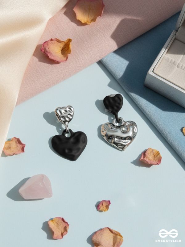 MIDNIGHT MIRROR – LOVE DROP EARRINGS