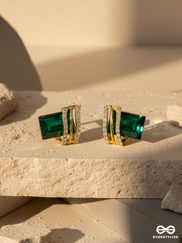 EMERALD EMPRESS – GLAM STATEMENT EARRINGS