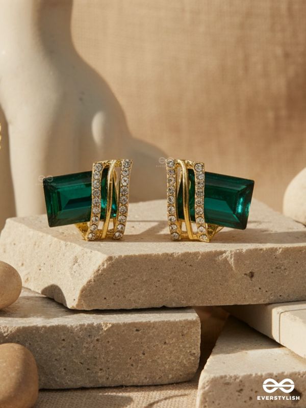 EMERALD EMPRESS – GLAM STATEMENT EARRINGS