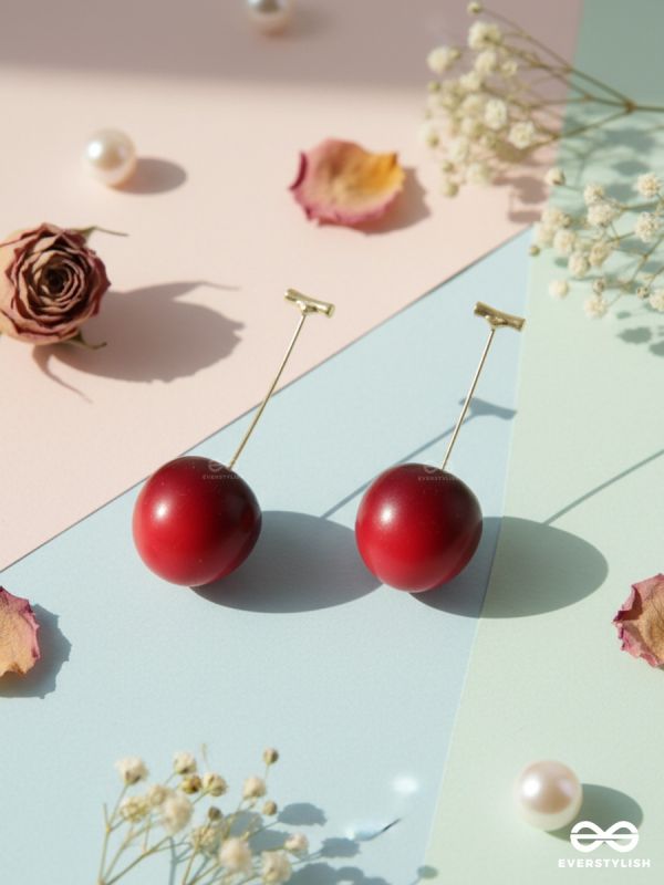 CHERRY CRUSH – GLOSS DROP EARRINGS
