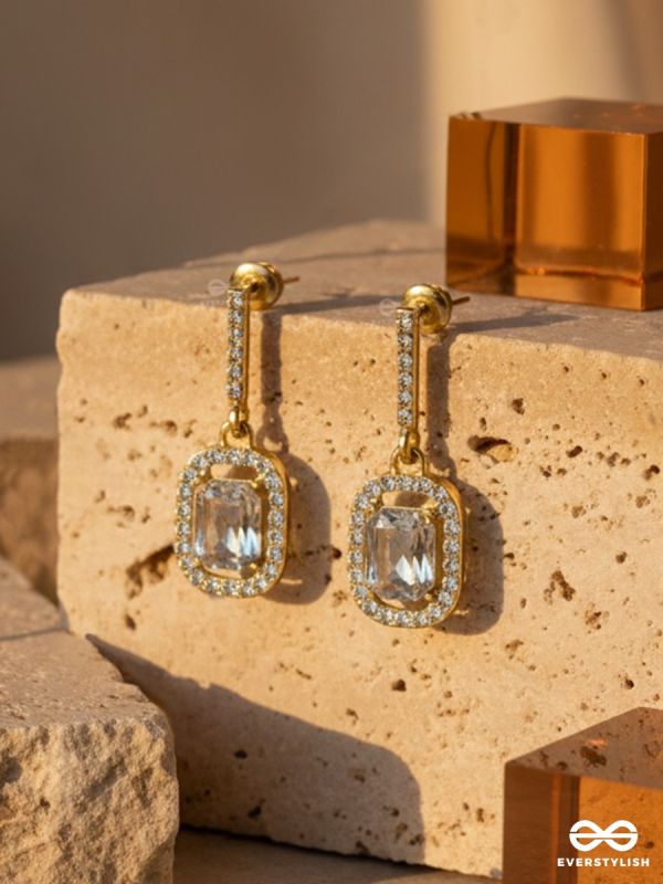 ARCADIA SPARK – POLISHED DANGLE EARRINGS