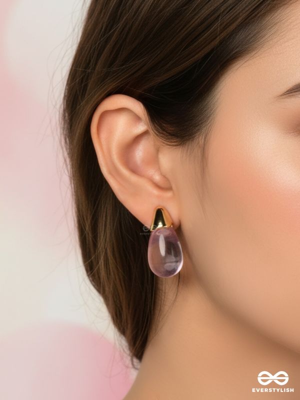 ROSE ELIXIR – GLASS DROP EARRINGS