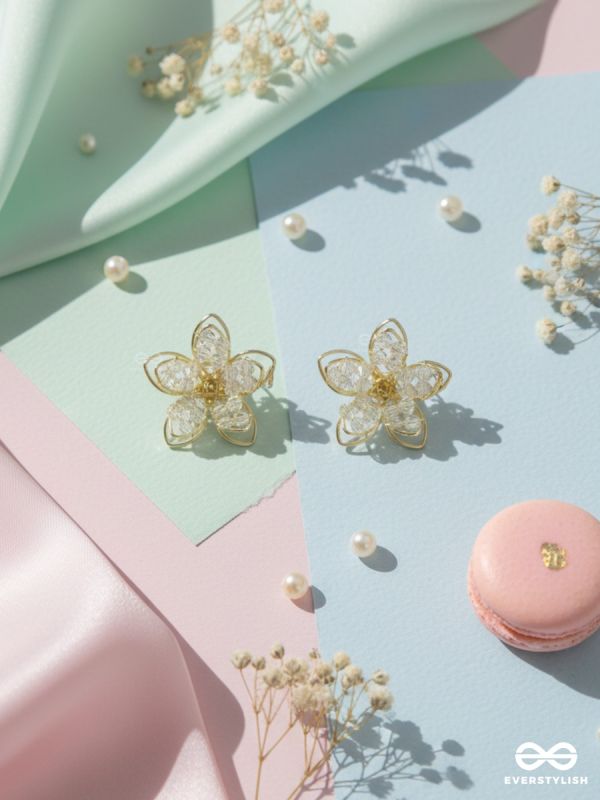 PRISM PETALS – MODERN FLORAL EARRINGS