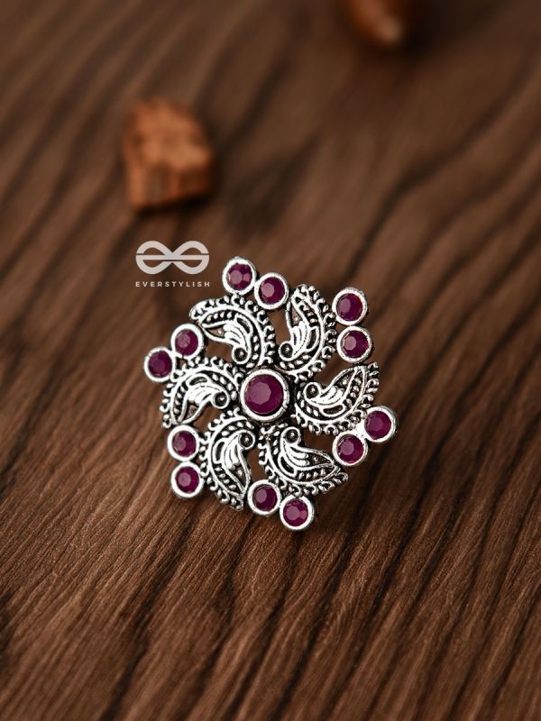 I'm a Whirlwind (Ruby Red) - The Embellished Oxidised Collection