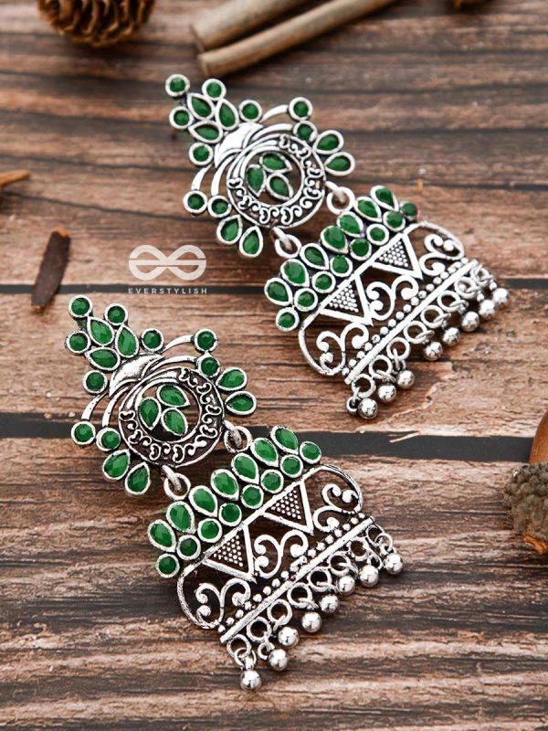 A Royal Delight - Emerald Green - The Embellished Oxidised Collection