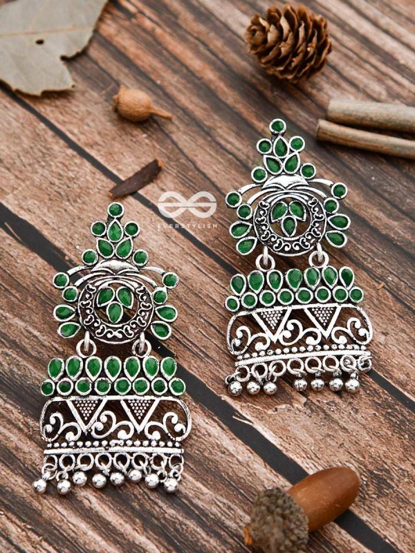 A Royal Delight - Emerald Green - The Embellished Oxidised Collection