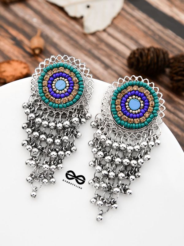 The Beaded Intricate Mesh - The Oxidised Boho Collection