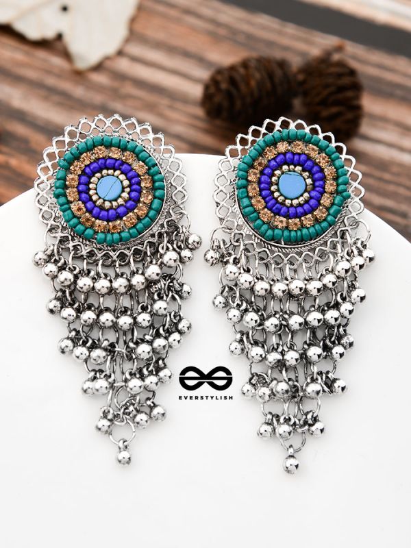 The Beaded Intricate Mesh - The Oxidised Boho Collection