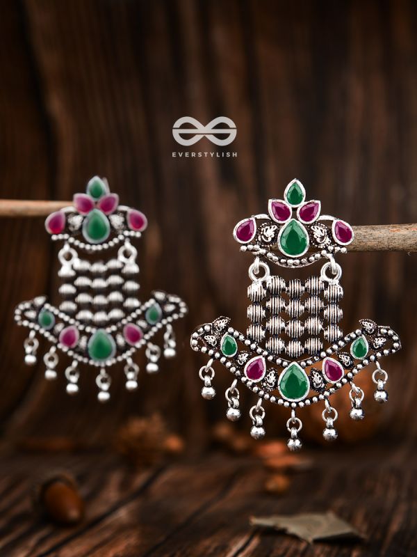 The Statement Makers (Ruby Emerald) - Embellished Oxidised Collection