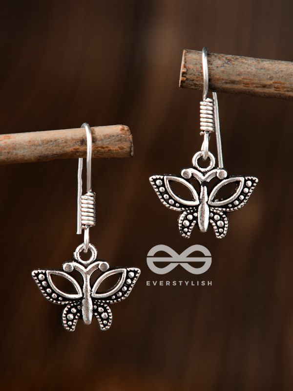 The Hanging Butterflies - Tiny Trinket Earrings