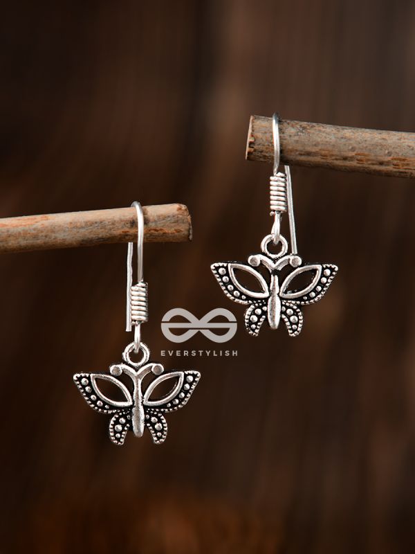 The Hanging Butterflies - Tiny Trinket Earrings