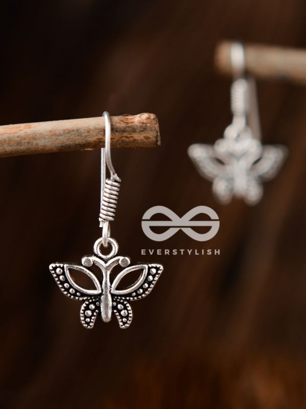 The Hanging Butterflies - Tiny Trinket Earrings