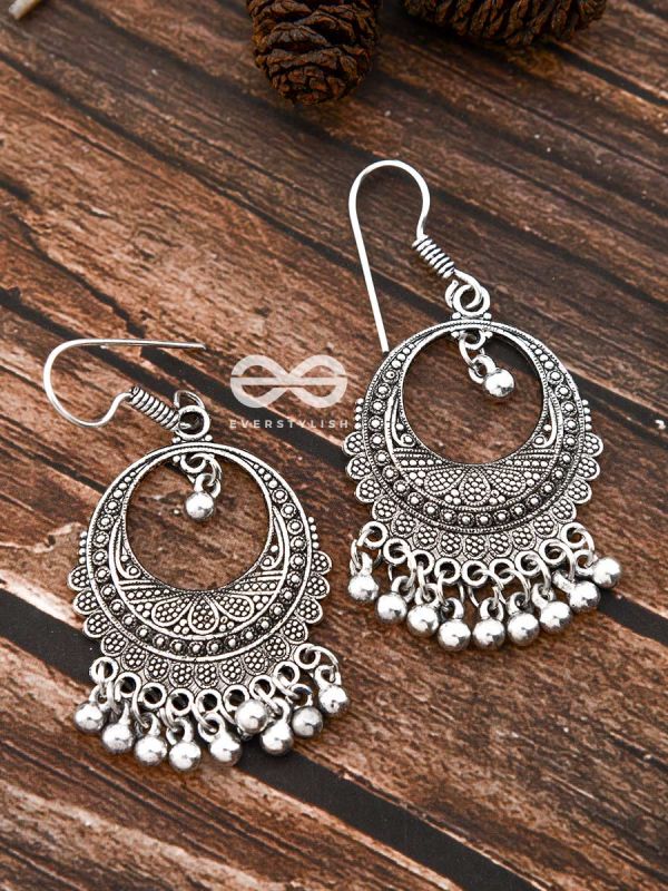 The Bohemian Motifs - Oxidised Boho Earrings
