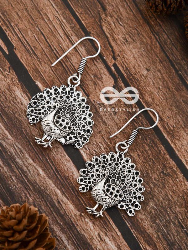 The Fanning Peacocks - Tiny Trinket Earrings