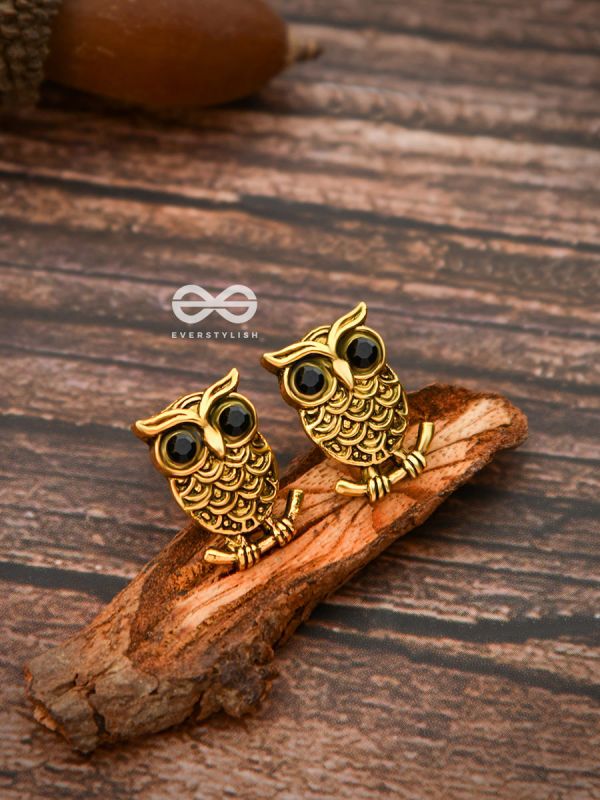 The Little Cute Owls - Tiny Trinket Earrings