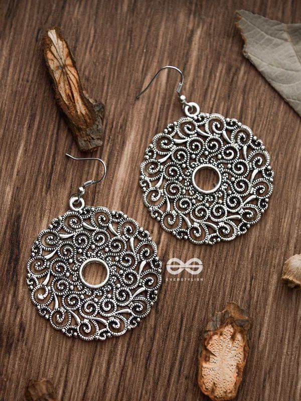 The Mystical Motifs - Oxidised Boho Earrings