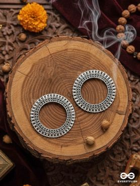 The Bohemian Tribals - Oxidised Boho Studs