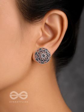 Lady of the Night- Tiny Trinket Earrings