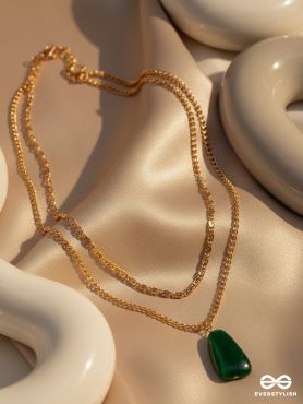 The Forest Essential- Golden Layered Necklace