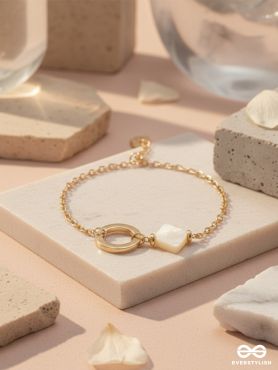 The Sun-kissed Sand- Golden Embellished Bracelet