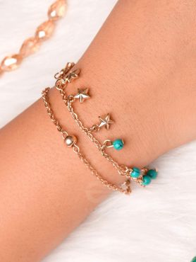 Twinkle Twinkle Lil Star- Golden Embellished Bracelet