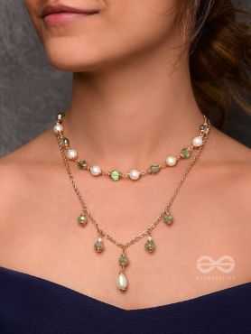 The Celestial Gems - Casual Multilayered Neckpiece With Anti-Tarnish Coating 