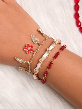 THE SCARLET'S GARDEN - STATEMENT MULTILAYERED BRACELET