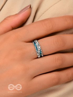 The Teal River - Silver Ring