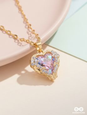 Glittering Heart - Crystal Love Pendant