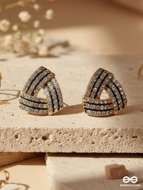 NIGHT GLIMMER – STUDDED TRIANGLE WITH BLACK ACCENTS