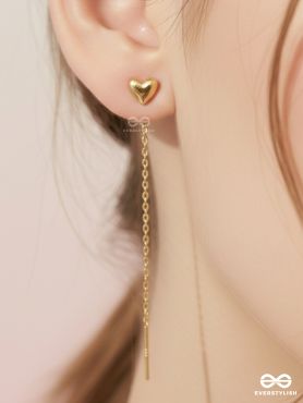 CUPID THREADS - ELEGANT DROP EARRINGS