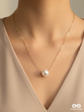 SOULPEARL – MINIMAL PEARL PENDANT NECKLACE