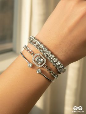 MOONCHAIN EDIT – STONE & METAL BRACELET SET