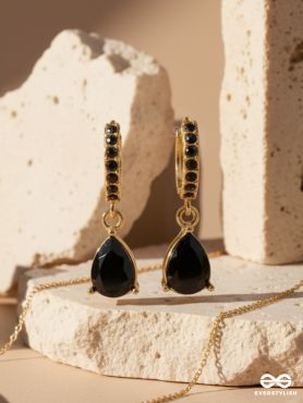 MIDNIGHT TEAR – DROP EARRINGS
