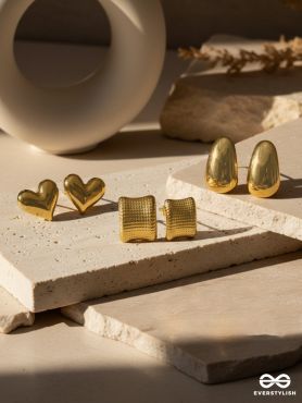 THE GOLDEN VAULT – STATEMENT EARRING SET