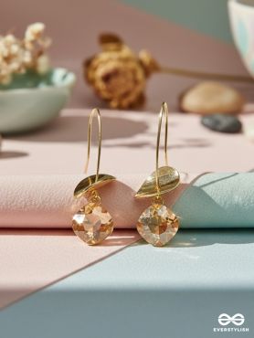 FACET FALL – GEOMETRIC DROP EARRINGS