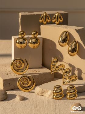 GLAM CODE – GOLDEN EARRING SET