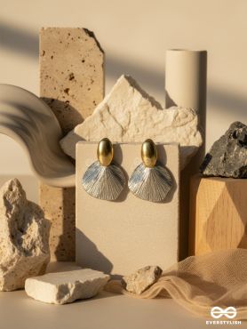 RIVIERA FAN – STATEMENT EARRINGS