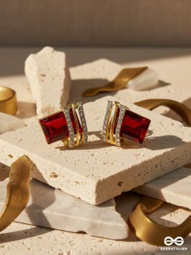RUBY EMPRESS – GLAM STATEMENT EARRINGS